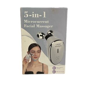 Calmer Solutions 5-in-1 Microcurrent Facial Massager New in Box Skin Care